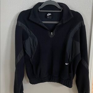 Nike Black Half-Zip Fleece Jacket